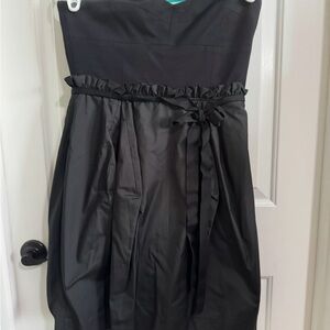 BCBGMaxAzria Strapless Black Dress